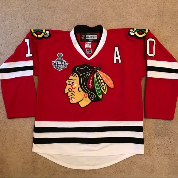 Reebok Shirts Reebok Chicago Blackhawks 20 Stanley Cup Final Authentic Jersey Adult Size 48 Poshmark